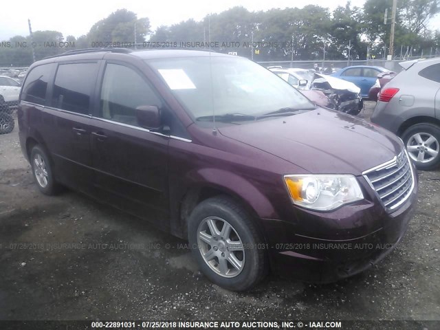 2A8HR54P48R737256 - 2008 CHRYSLER TOWN & COUNTRY TOURING BURGUNDY photo 1
