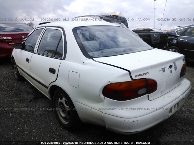 1Y1SK5282YZ423796 - 2000 CHEVROLET GEO PRIZM LSI WHITE photo 3