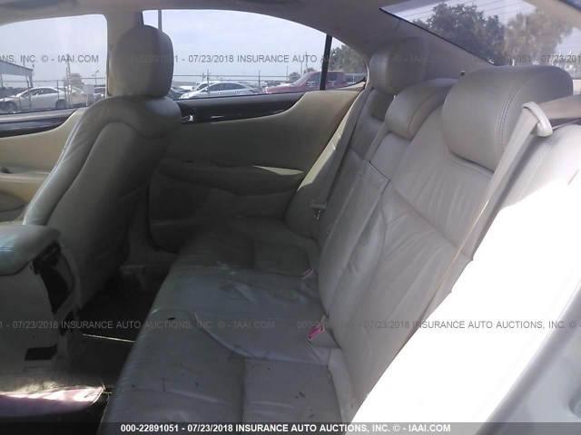 JTHBA30G845018709 - 2004 LEXUS ES 330 GRAY photo 8