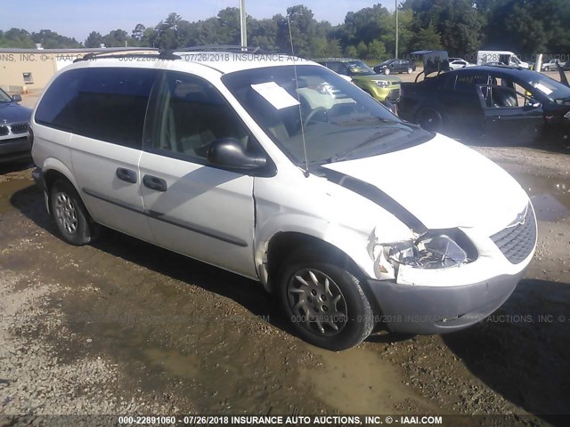 1C4GJ25362B739875 - 2002 CHRYSLER VOYAGER WHITE photo 1