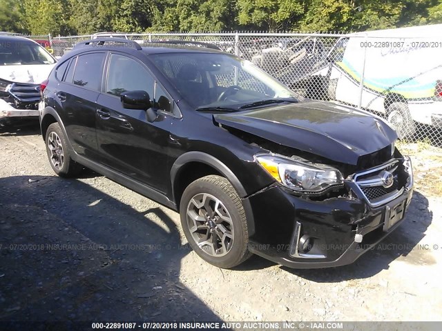 JF2GPABC0HH249940 - 2017 SUBARU CROSSTREK PREMIUM BLACK photo 1