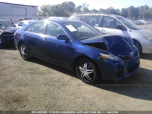 4T1BF3EK2BU600514 - 2011 TOYOTA CAMRY SE/LE/XLE BLUE photo 1