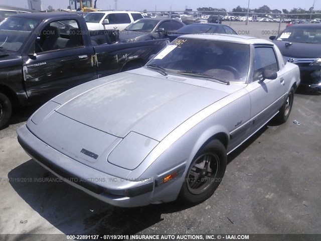 JM1FB3310D0739255 - 1983 MAZDA RX7 GRAY photo 2