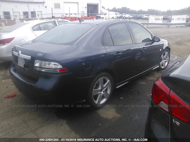 YS3FB49Y381137226 - 2008 SAAB 9-3 2.0T Dark Blue photo 4