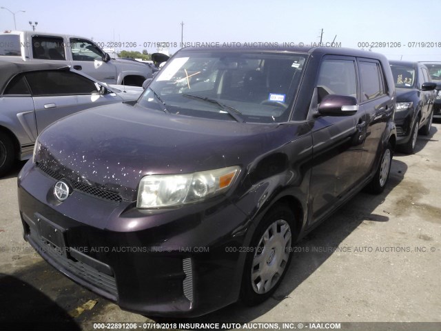 JTLZE4FE3B1139141 - 2011 TOYOTA SCION XB Bənövşəyi foto 2