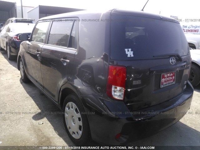 JTLZE4FE3B1139141 - 2011 TOYOTA SCION XB Bənövşəyi foto 3