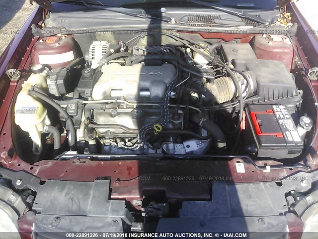 1G1NE52J63M618763 - 2003 CHEVROLET MALIBU LS RED photo 10