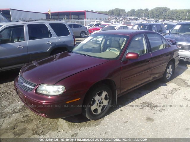 1G1NE52J63M618763 - 2003 CHEVROLET MALIBU LS RED photo 2