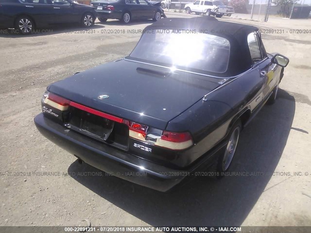 ZARBB42G2M6008288 - 1991 ALFA ROMEO SPIDER BLACK photo 4