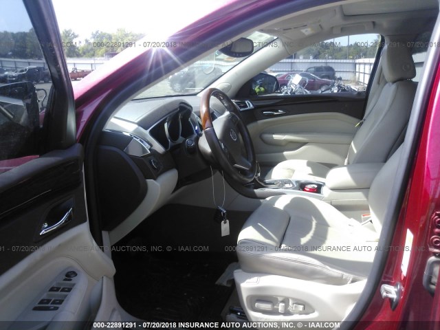 3GYFNBEY6AS556713 - 2010 CADILLAC SRX PERFORMANCE COLLECTION MAROON photo 5