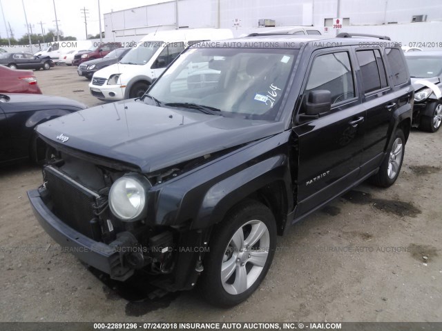 1C4NJPFA2GD582164 - 2016 JEEP PATRIOT LATITUDE GRAY photo 2