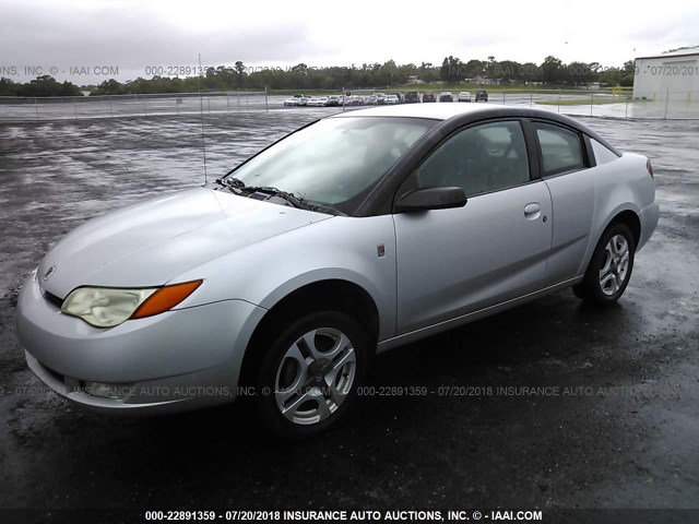 1G8AW12F93Z194273 - 2003 SATURN ION LEVEL 3 SILVER photo 2