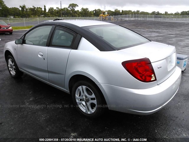 1G8AW12F93Z194273 - 2003 SATURN ION LEVEL 3 SILVER photo 3