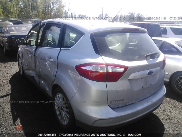 1FADP5BU7GL117809 - 2016 FORD C-MAX SEL SILVER photo 3