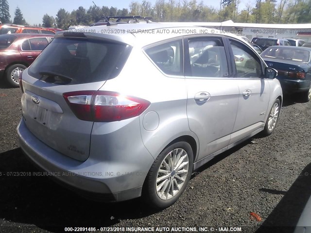 1FADP5BU7GL117809 - 2016 FORD C-MAX SEL SILVER photo 4