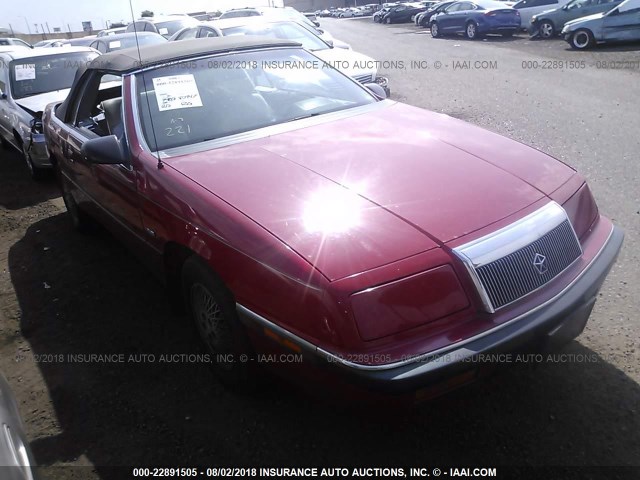 1C3XJ4539MG133878 - 1991 CHRYSLER LEBARON 红色 照片 1