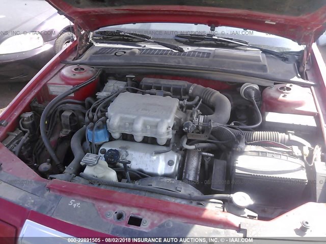 1C3XJ4539MG133878 - 1991 CHRYSLER LEBARON 红色 照片 10