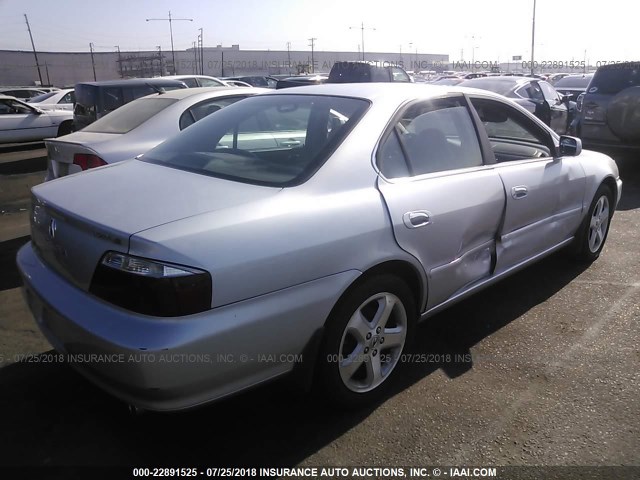 19UUA56843A016906 - 2003 ACURA 3.2TL TYPE-S SILVER photo 4