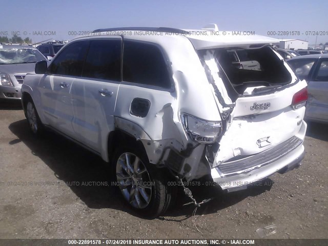 1C4RJFJG7EC444016 - 2014 JEEP GRAND CHEROKEE SUMMIT WHITE photo 3