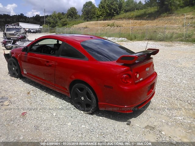 1G1AP11P867782302 - 2006 CHEVROLET COBALT SS SUPERCHARGED RED photo 3