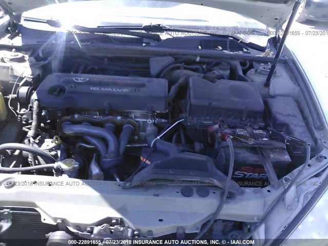 JTDBE32K530244225 - 2003 TOYOTA CAMRY LE/XLE SILVER photo 10