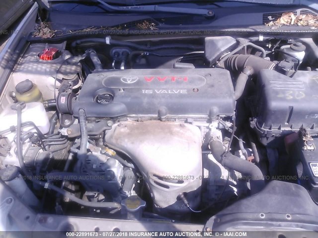 4T1BE32K42U054662 - 2002 TOYOTA CAMRY LE/XLE/SE 金色 照片 10