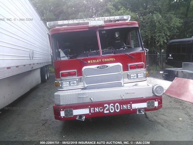 4P1BAAFF7FA015368 - 2015 PIERCE MFG. INC. FIRE TRUCK  RED photo 10