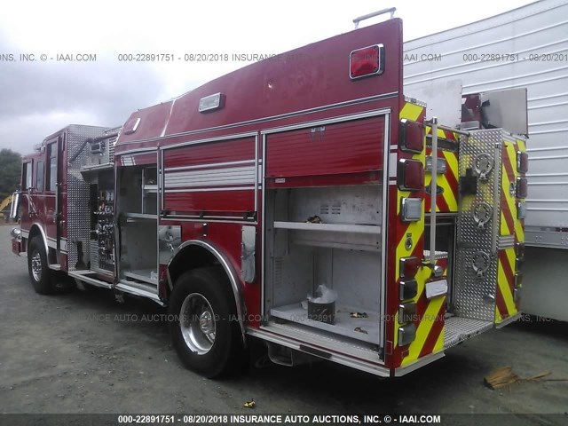 4P1BAAFF7FA015368 - 2015 PIERCE MFG. INC. FIRE TRUCK  RED photo 3