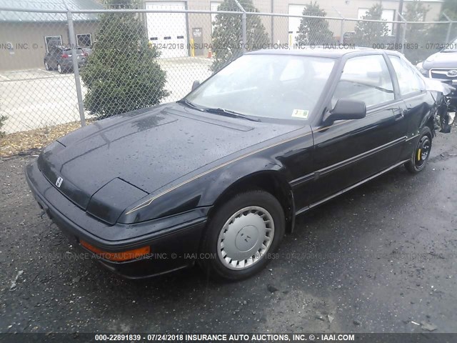 JHMBA4237KC061558 - 1989 HONDA PRELUDE 2.0SI/2.0S BLACK photo 2