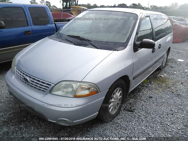 2FMZA51412BA49451 - 2002 FORD WINDSTAR LX SILVER photo 2