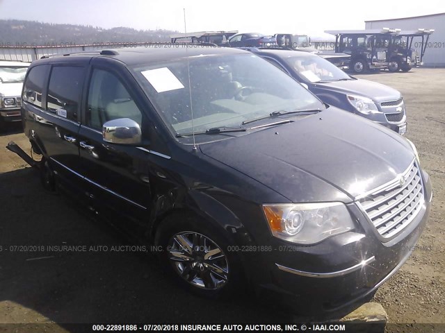2A8HR64X59R647332 - 2009 CHRYSLER TOWN & COUNTRY LIMITED BLACK photo 1