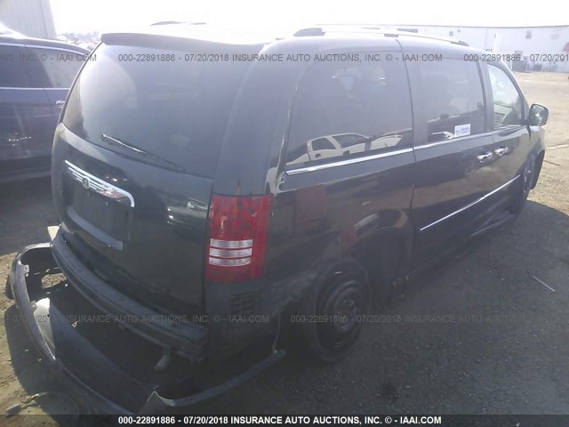 2A8HR64X59R647332 - 2009 CHRYSLER TOWN & COUNTRY LIMITED BLACK photo 4