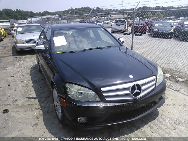 WDDGF54XX9F334134 - 2009 MERCEDES-BENZ C 300 BLACK photo 6