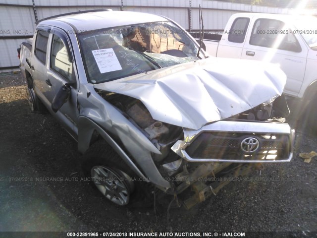 5TFJU4GNXCX021869 - 2012 TOYOTA TACOMA DOUBLE CAB PRERUNNER GRAY photo 1