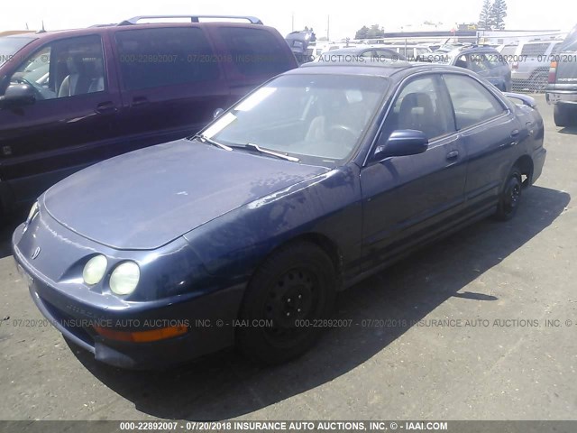 JH4DB7666XS004857 - 1999 ACURA INTEGRA GS BLUE photo 2