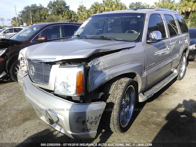 1GYEC63T95R139224 - 2005 CADILLAC ESCALADE LUXURY SILVER photo 2