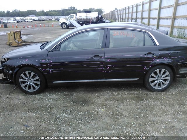 4T1BK3DB8BU375710 - 2011 TOYOTA AVALON LIMITED BLACK photo 6