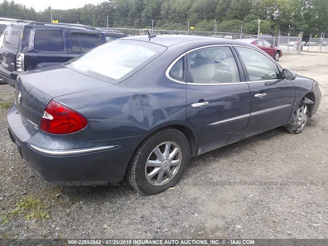 2G4WC582X81198361 - 2008 BUICK LACROSSE CX BLUE photo 4