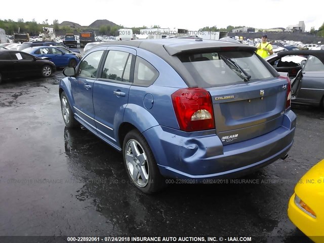 1B3HE78K77D556569 - 2007 DODGE CALIBER R/T BLUE photo 3