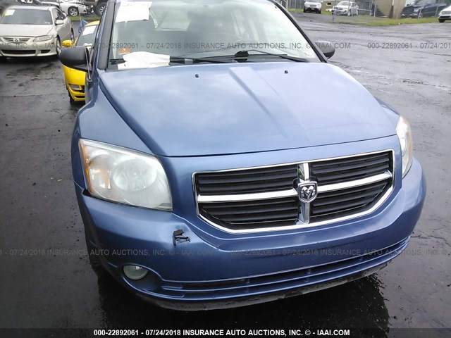 1B3HE78K77D556569 - 2007 DODGE CALIBER R/T BLUE photo 6