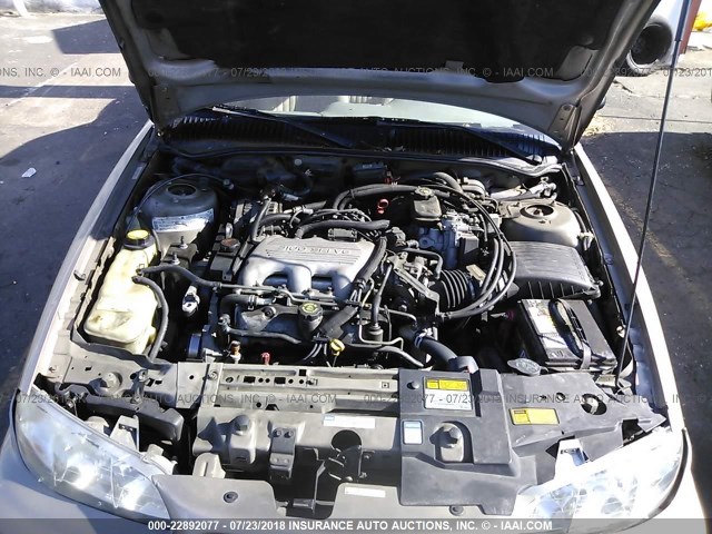 1G2NE52M4VC859204 - 1997 PONTIAC GRAND AM SE GRAY photo 10