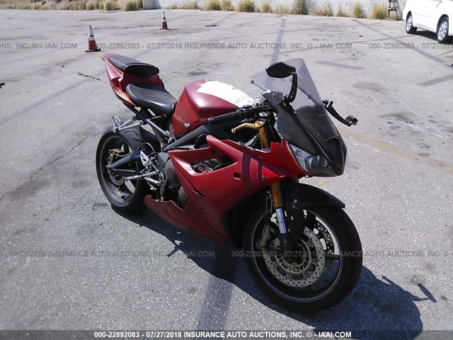 SMTD00NS17J296910 - 2007 TRIUMPH MOTORCYCLE DAYTONA 675 RED photo 1