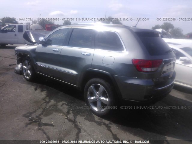 1C4RJFBT5DC611970 - 2013 JEEP GRAND CHEROKEE LIMITED GRAY photo 3