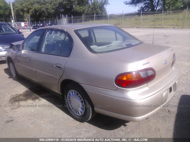 1G1ND52F34M645516 - 2004 CHEVROLET CLASSIC GOLD photo 3