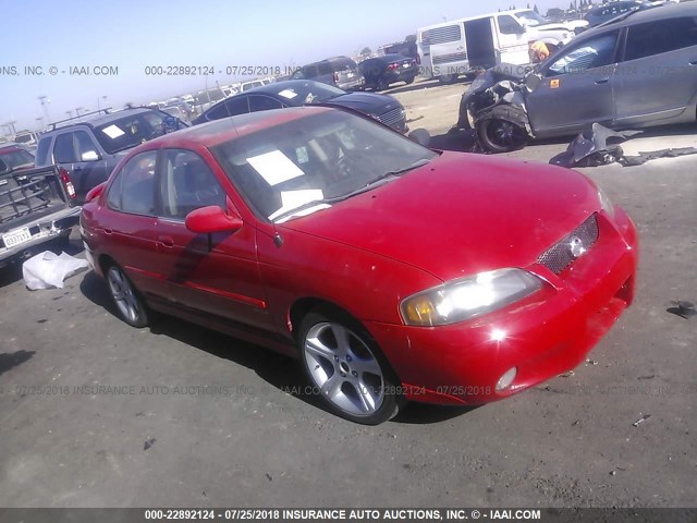 3N1AB51D73L725215 - 2003 NISSAN SENTRA SE-R SPEC V RED photo 1