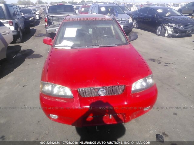 3N1AB51D73L725215 - 2003 NISSAN SENTRA SE-R SPEC V RED photo 6