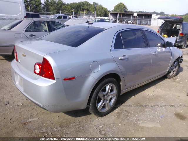 1G1ZB5E17BF295123 - 2011 CHEVROLET MALIBU LS SILVER photo 4