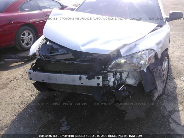 1G1ZB5E17BF295123 - 2011 CHEVROLET MALIBU LS SILVER photo 6