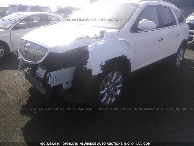 5GALRCEDXAJ268521 - 2010 BUICK ENCLAVE CXL 白色 照片 2
