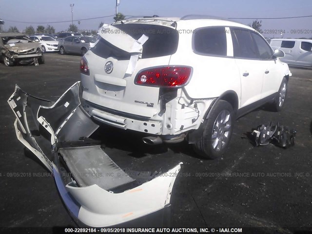 5GALRCEDXAJ268521 - 2010 BUICK ENCLAVE CXL 白色 照片 6